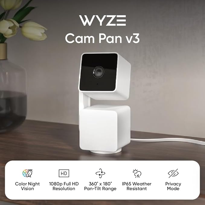 Wyze™ 1080p Pan &amp; Tilt Security Camera