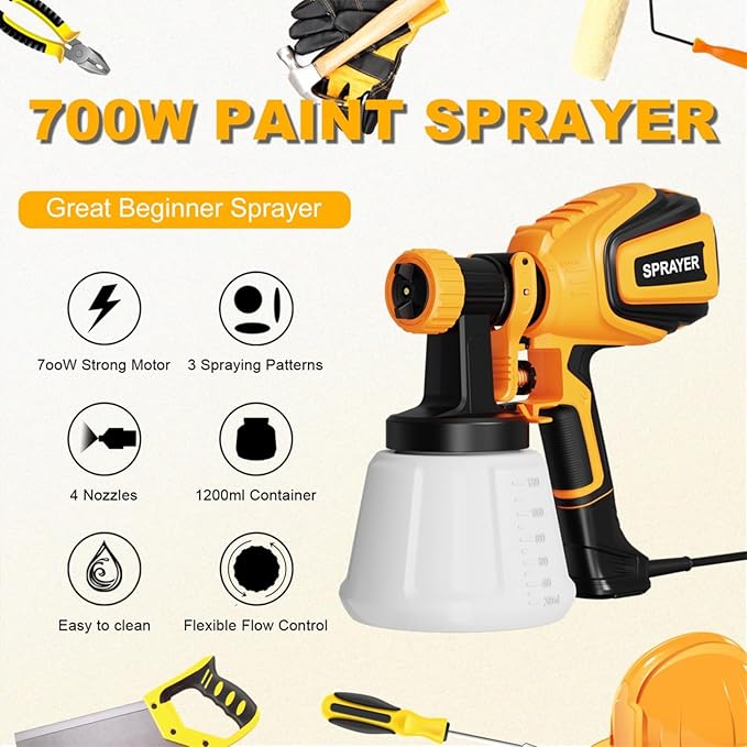 VONFORN™ 700W HVLP Paint Sprayer